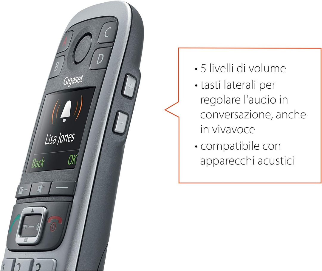 Gigaset E560 [Italienische Version] Ohne Sekretär, Ohne Sekretär