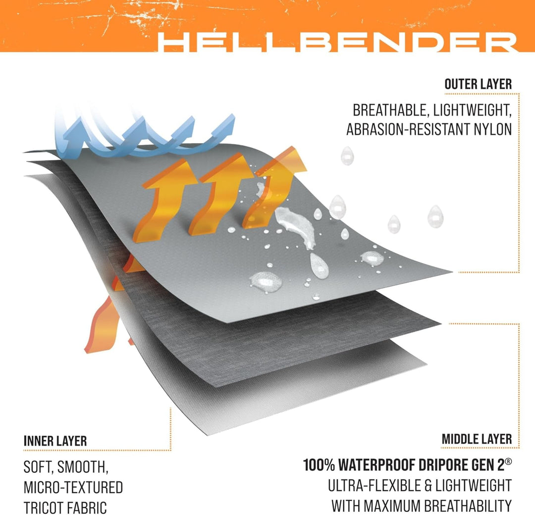 frogg toggs Herren Hellbender Wathose für Den Angler, Atmungsaktiv Angeln M Schiefergrau, M Schiefer