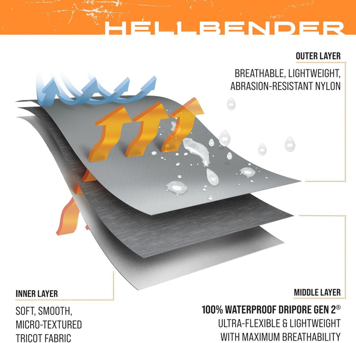 frogg toggs Herren Hellbender Wathose für Den Angler, Atmungsaktiv Angeln M Schiefergrau, M Schiefer