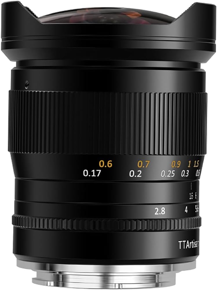 TTArtisan 11mm F2.8 Full Fame Ultra-Wide Fisheye Camera Lens Manual Focus Camera Lens for Sony-E Mou