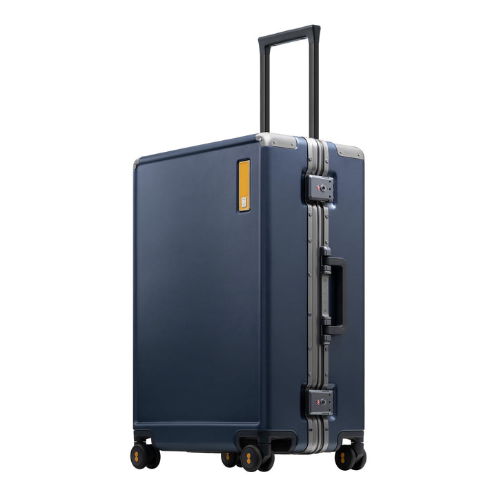 LEVEL8 Koffer Trolley mit Aluminium Rahmen,Hartschalenkoffer mit 4 Spinner Rollen,Doppelte TSA Schlo