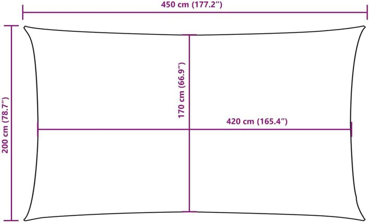 vidaXL Sonnensegel Wasserfest Sonnenschutz Windschutz Sonnendach UV Schutz Garten Terrasse Balkon Ox