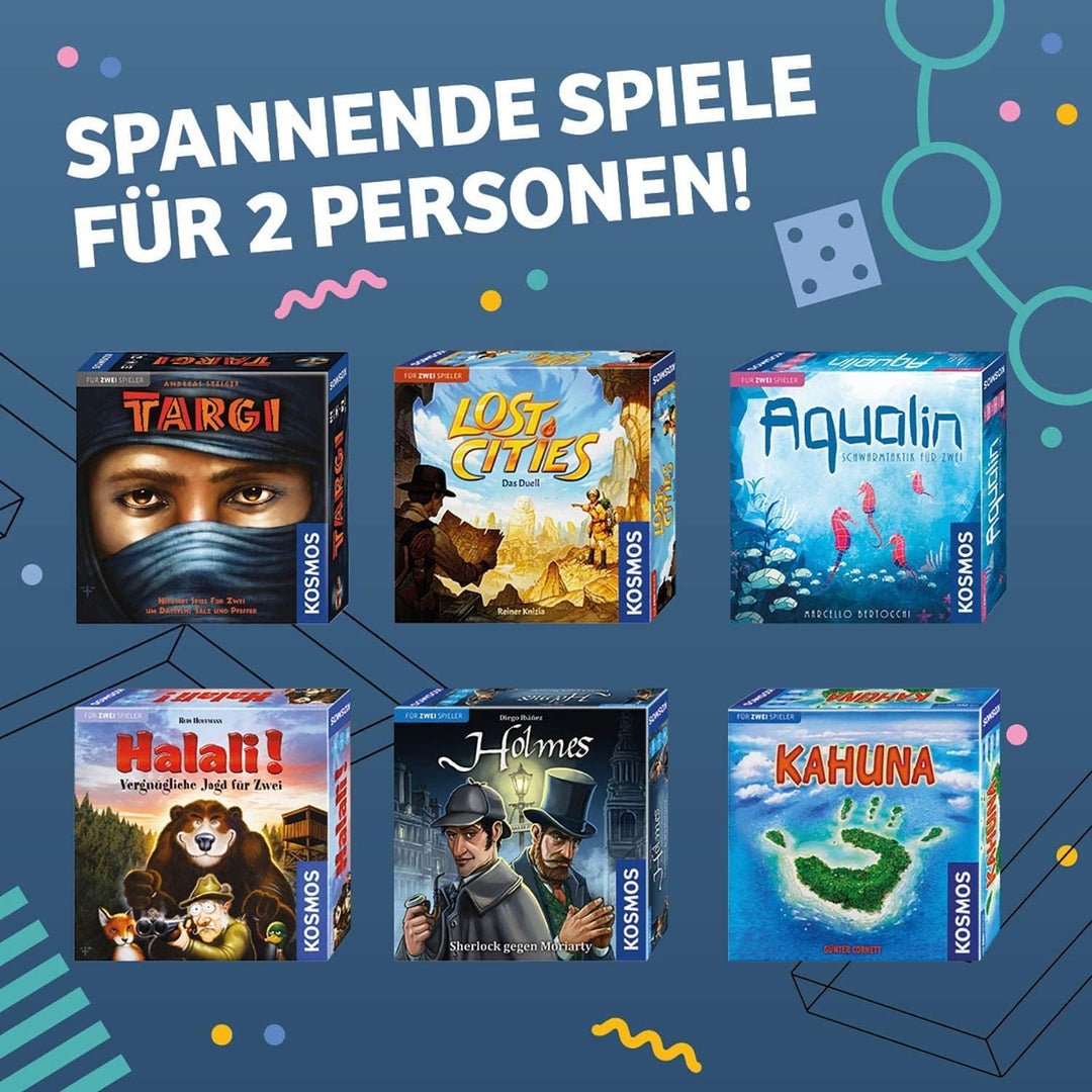 Kosmos 691479 Targi, Spiel für Zwei, Brettspiel, Gesellschaftsspiel, Spiele für 2 Personen, Strategi