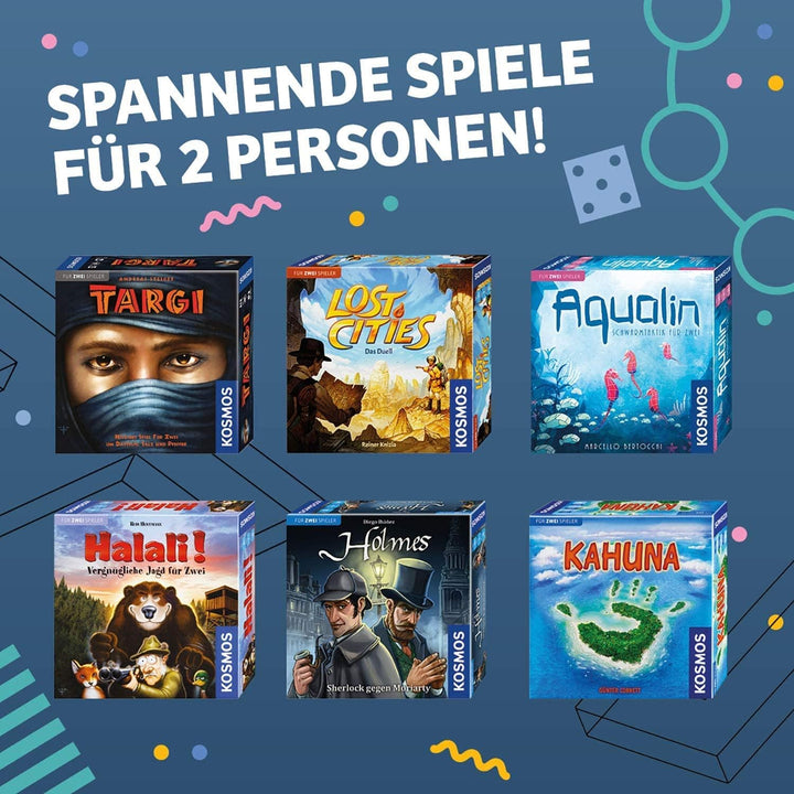 Kosmos 691479 Targi, Spiel für Zwei, Brettspiel, Gesellschaftsspiel, Spiele für 2 Personen, Strategi