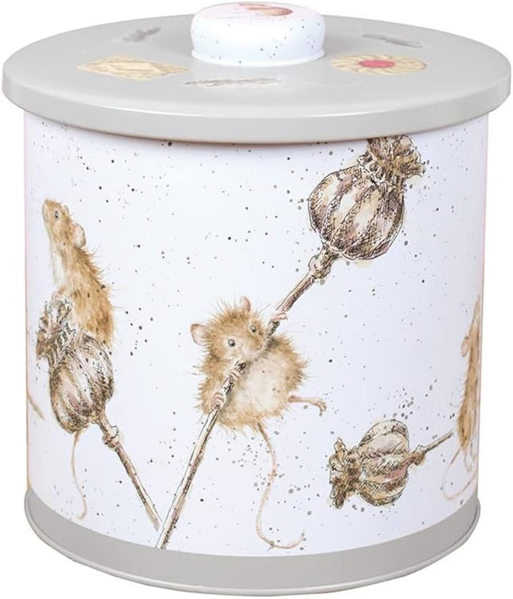 Wrendale Design Keksdose mit Deckel rund Mouse - 16cm Mehrfarbig, Mehrfarbig