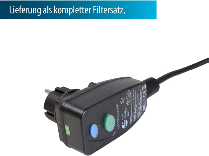 AquaForte Aqualoon EZ Clean 400 Filterset inklusive Pumpe mit Vorfilter und Filtertankhöhe 550 mm, 4