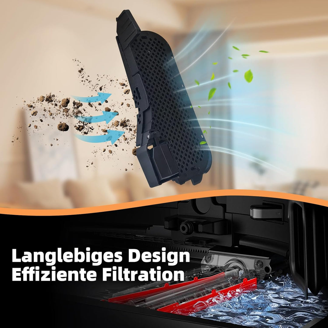 4 Stück Wasserfilter Wartungsbürste Reinigungsbürste und Mop Schrubber Zubehör Kompatibel mit Roboro