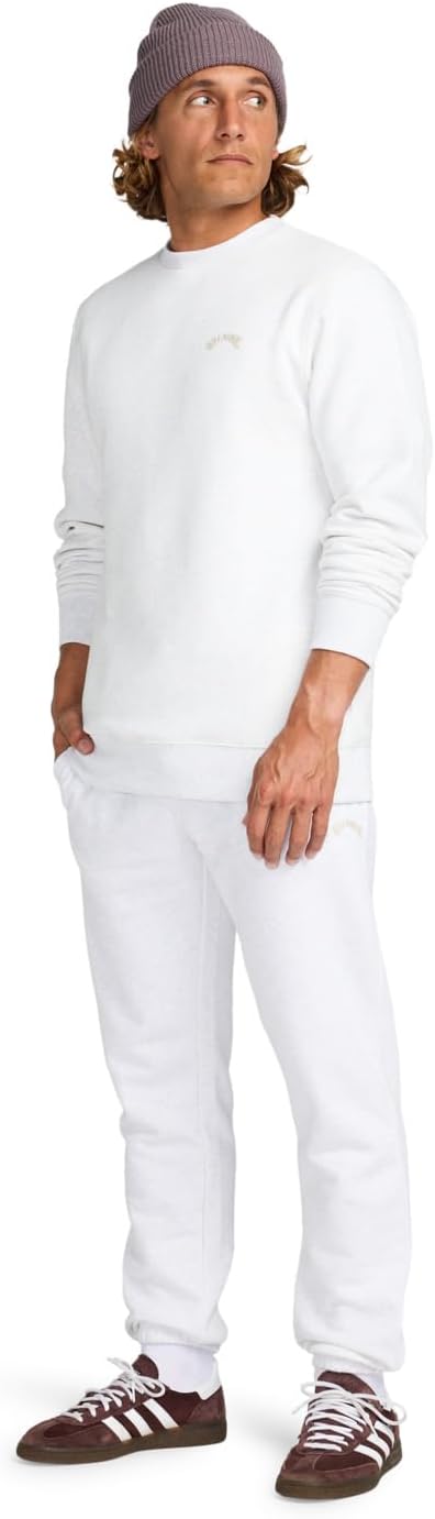 Billabong Herren Arch Cr Sweatshirt (1er Pack) S Oatmeal Heather, S Oatmeal Heather
