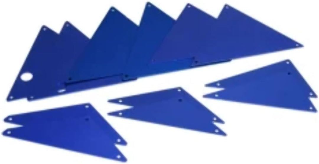 Traxxas 8434X Rohrrahmen-Chassis Innen-Panle-Set Alu blau UDR