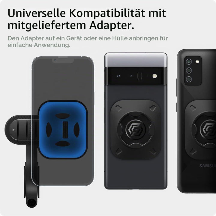 Spigen Gearlock, Handyhalterung Fahrrad, Motorrad Handyhalterung mit Universal-Adapter Aussenmontage