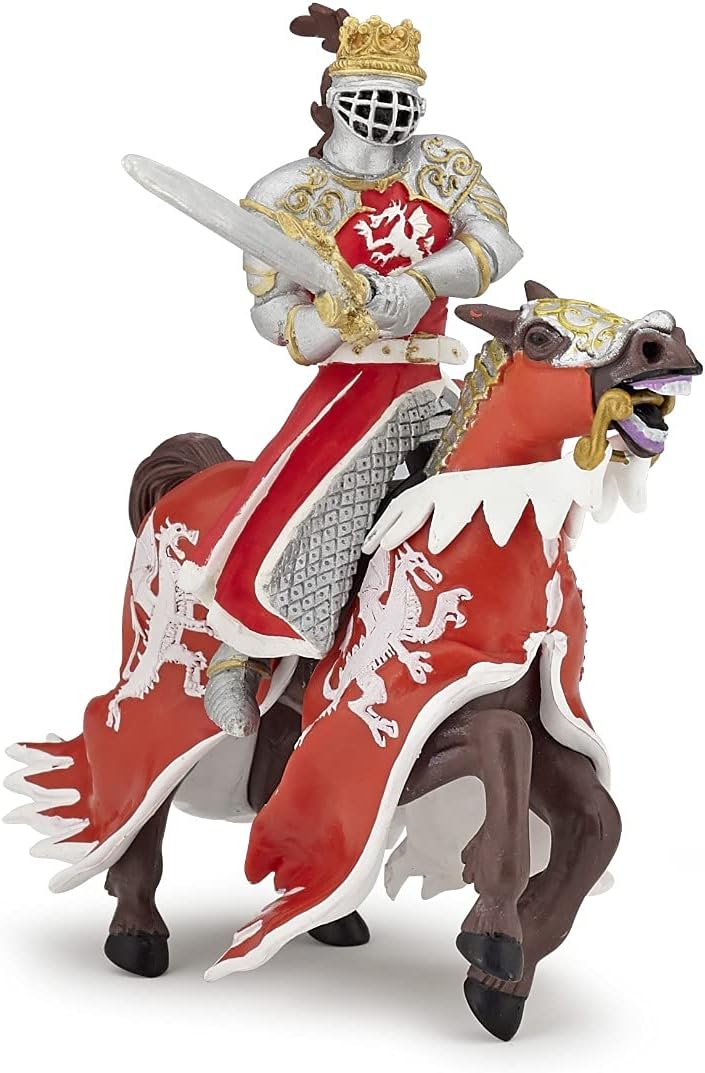 Papo Cheval du ROI au Dragon Rouge
