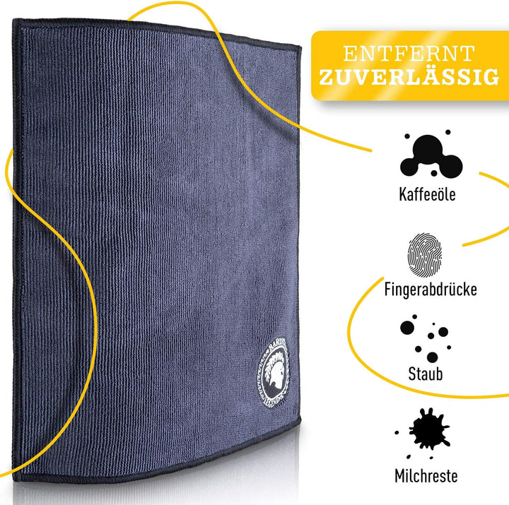 Barista Legends® Sparset – Abschlagbehälter, Barista Lappen & rutschfeste Tampermatte – Komplettes B