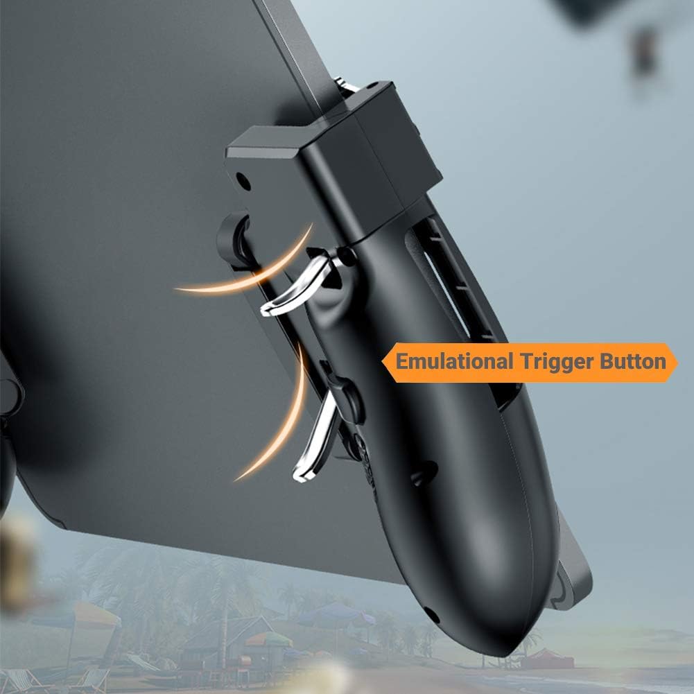 Mobile Controller Tablet [6 Fingers] Game Controller 4 Trigger vereinfachter Tablette PC Gamecontrol
