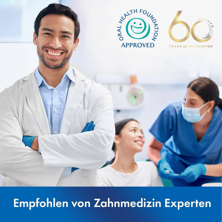 Waterpik Kabellose Munddusche Advanced, 4 Aufsätze, Druckbereich 3,1-5,2 bar, 3 Druckeinstellungen,