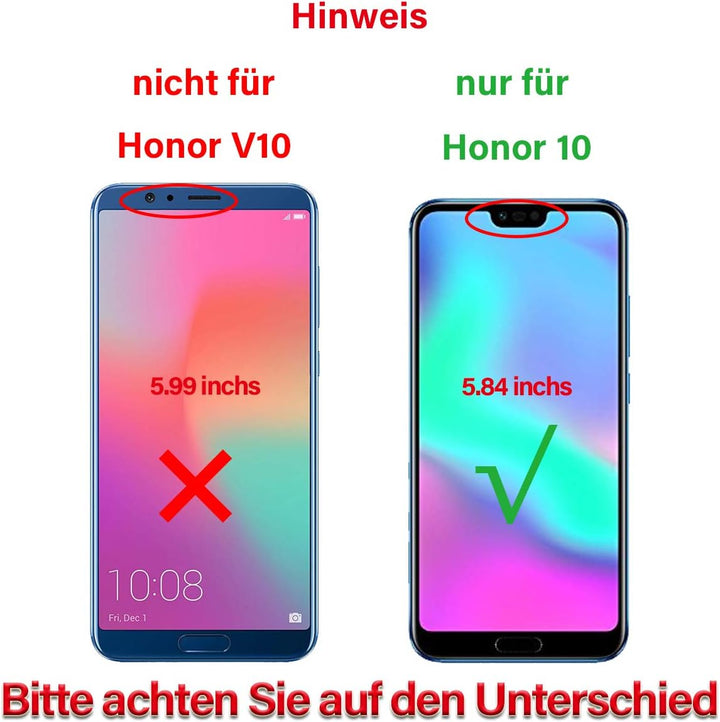 swark LCD Display Compatible with Honor 10 (Schwarz Ohne Rahmen with Fingerprint) Touchscreen Bildsc