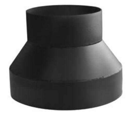 Ofenrohr Rauchrohr Reduzierung Reduzierungsstück Abzugrohr Reduktion von 180 auf 130 mm Senotherm 2m