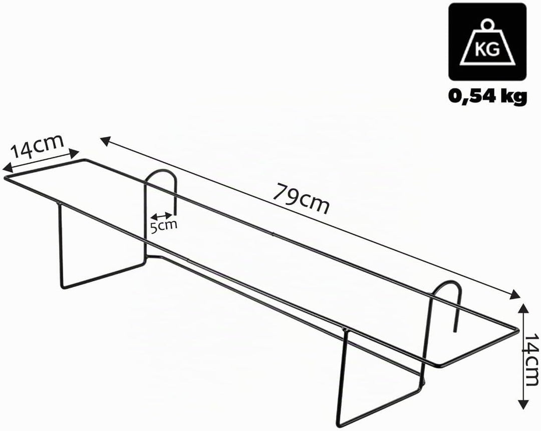 KADAX Blumentopfhalter, hängend, für Geländer, Balkon, Terrasse, Blumenkasten, Innen und Aussen, Pfl