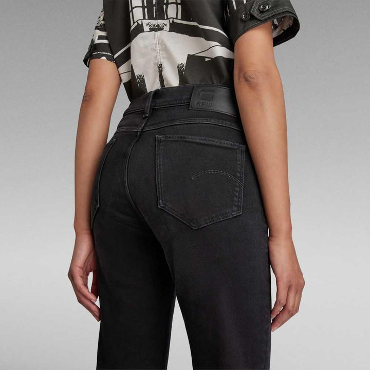 G Star RAW Damen Noxer Bootcut Jeans Schwarz (Jet Black D21437-b479-a814) 24W / 32L, Schwarz (Jet Bl