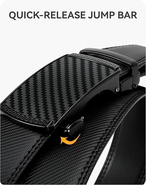 CHAOREN Automatik Gürtel Herren, Ledergürtel Herren, 35 mm Breit, Kürzbar | Präzise Anpassung für pe