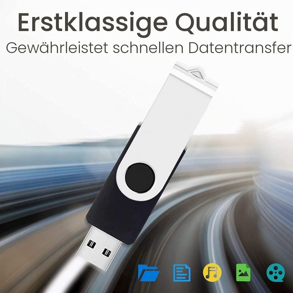 KOOTION USB-Sticks 8GB 20er Pack Memory Stick 20 Stück Set USB 2.0 Datenstick USB Flash Drives 8G Sp