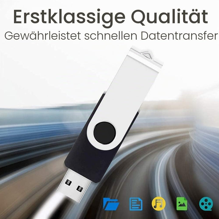 KOOTION USB-Sticks 8GB 20er Pack Memory Stick 20 Stück Set USB 2.0 Datenstick USB Flash Drives 8G Sp