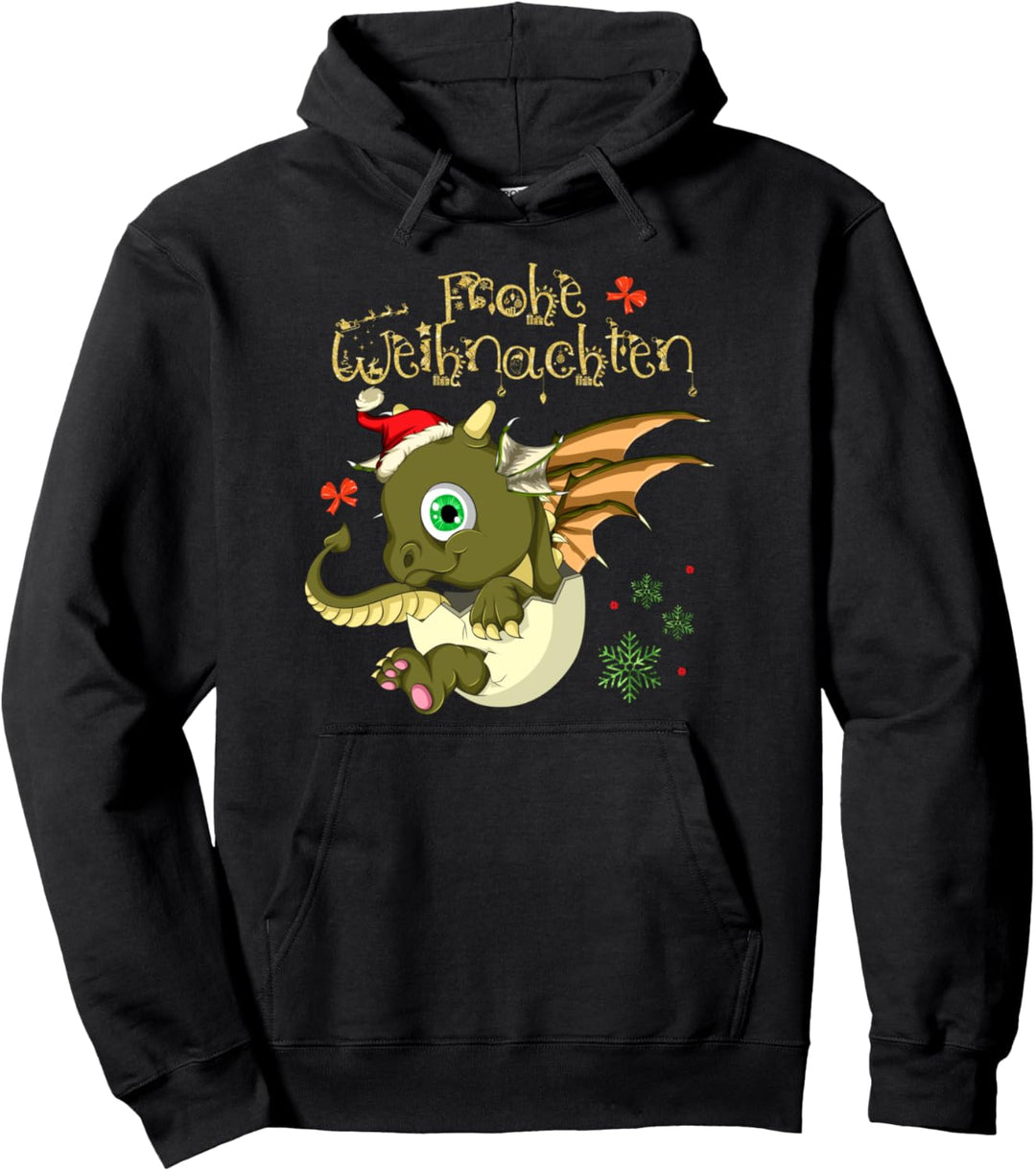Drachen Baby Fantasy Kinder Weihnachten Drachen Pullover Hoodie