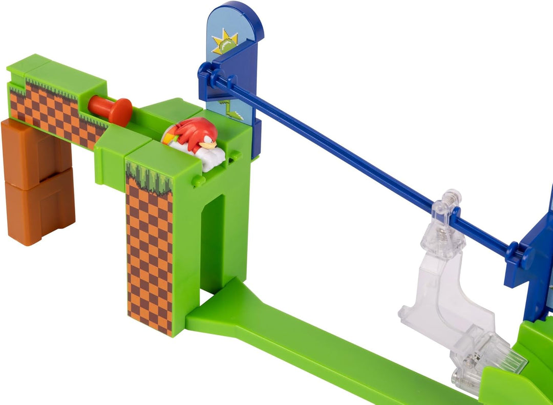 Sonic The Hedgehog Go Go Racers Spielset Knuckles Adventure Fun Track und High Speed Launcher