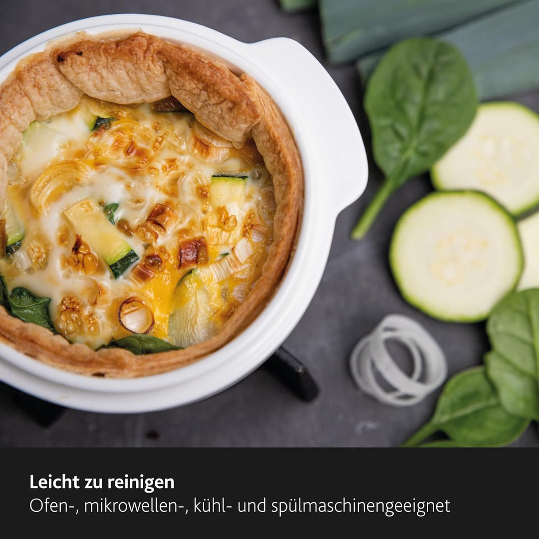 Boska Cheese Baker, Käse-Backform-Set perfekt für einen Camembert, 4-teilig, 154x130x145 mm 14.3 x 1