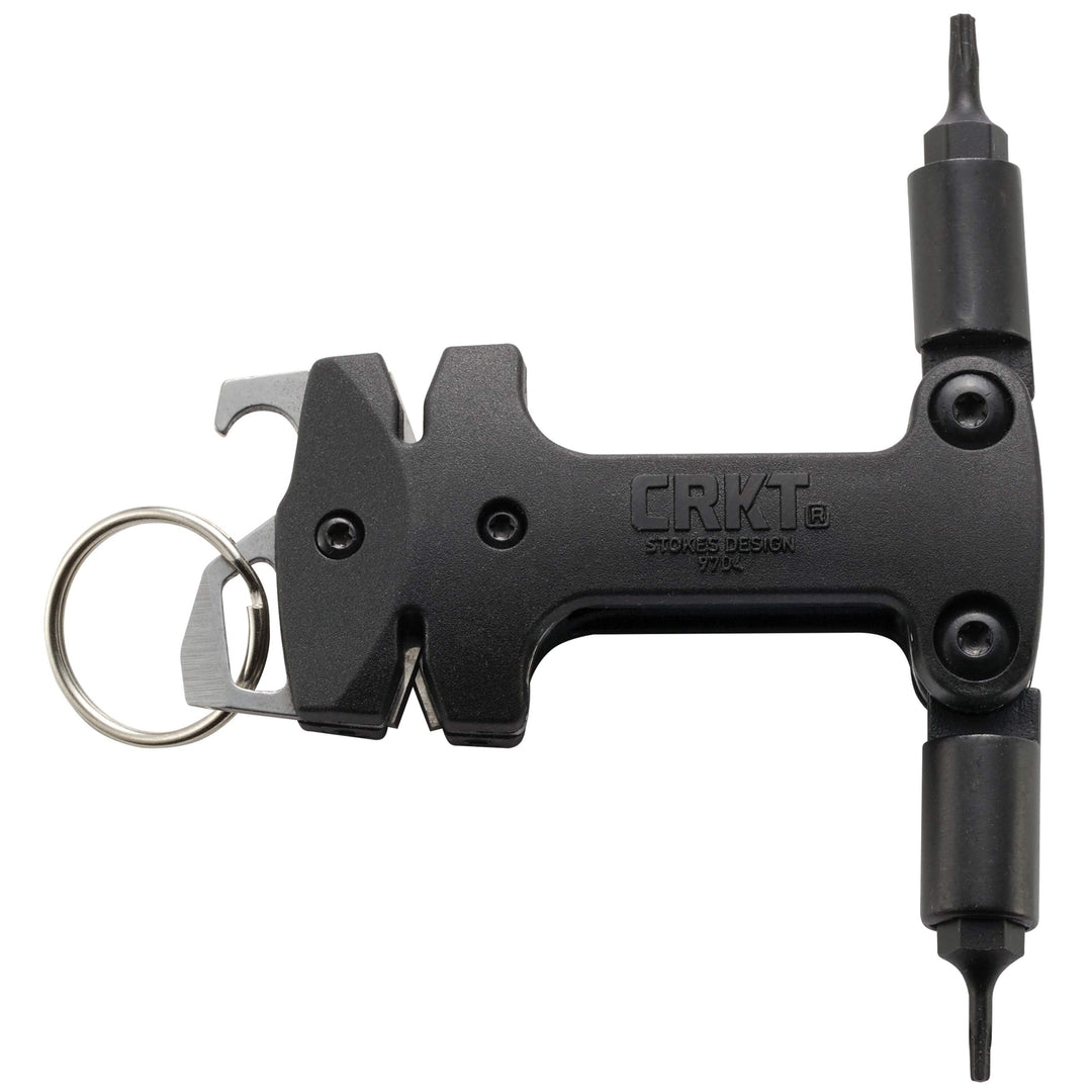 CRKT Messerwartungswerkzeug: Wolframkarbid-Schärfer, Keramikschärfer, Honkante, Torx-Bits, Flaschenö