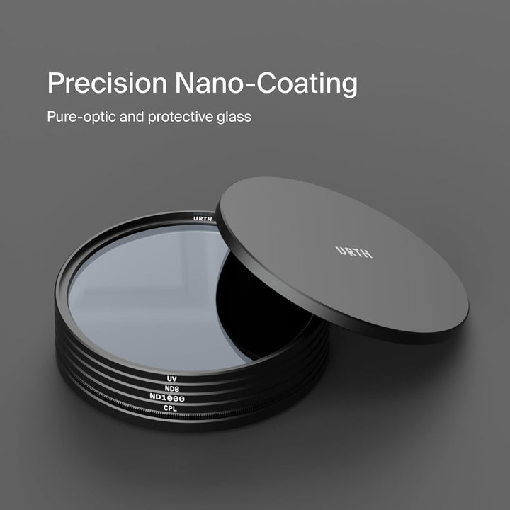 Urth 72mm Magnetisches UV, Polfilter (CPL), ND8, ND1000 Filter Kit (Plus+), 72mm magnetisch