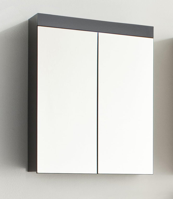 trendteam smart living - Spiegelschrank inkl. Beleuchtung - Bad - Amanda - Aufbaumass (BxHxT) 60 x 7