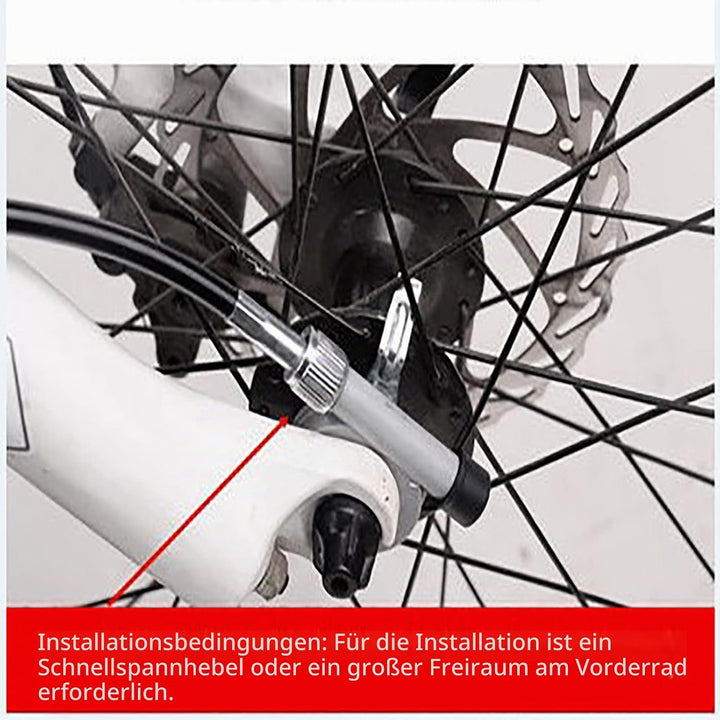 Dioche LCD-Fahrradcomputer Kilometerzähler, mechanischer Fahrradtachometer, geeignet für 26/27,5/28/