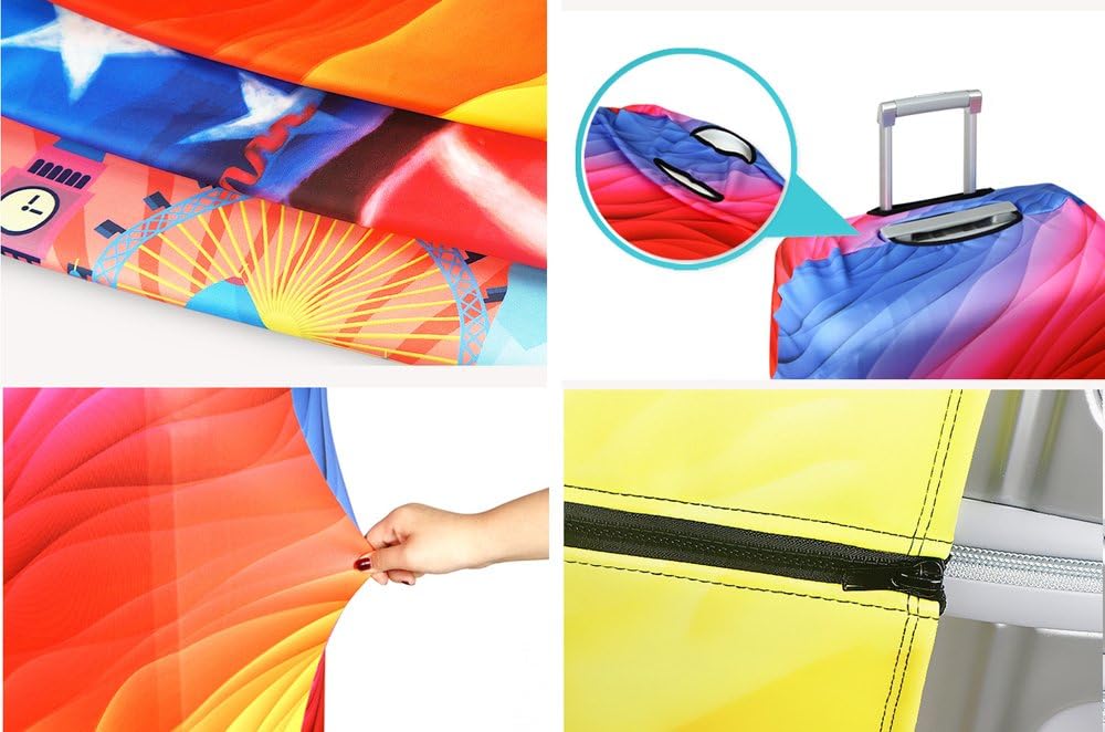 Comfysail Elastisch Reise Kofferhülle Kofferschutzhülle Koffer Schutzhülle mit Reissverschluss Lugga