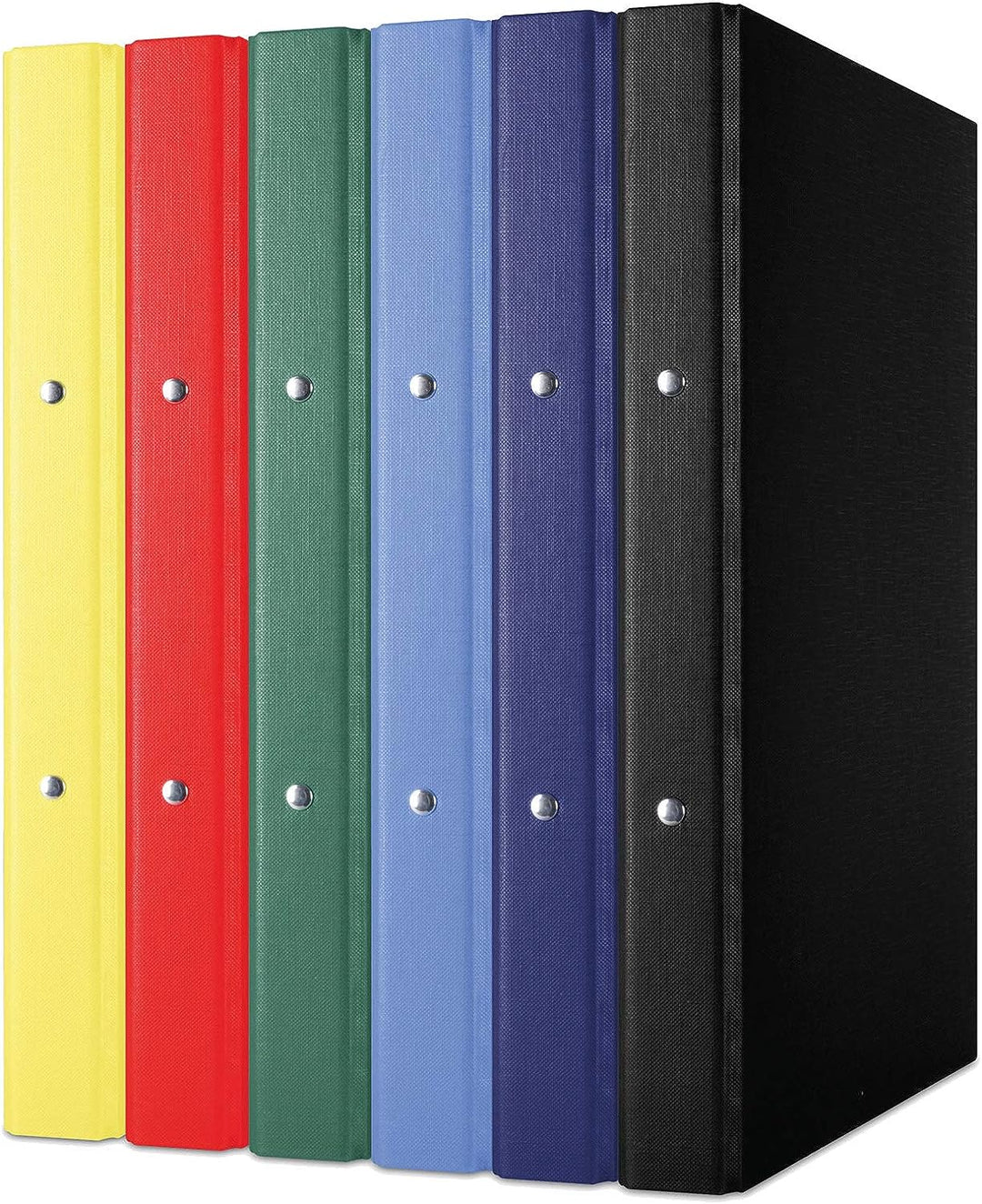 DONAU 3732001PL-10 Ringbuch Blau | 2-O-Ring-Mechanik 20mm DIN A4 Ringordner Pappe/ Kunststoff | Aus