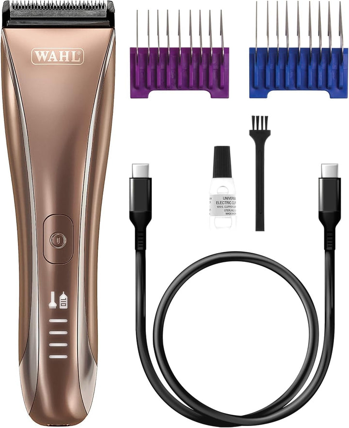 Wahl Motiva2 - Professioneller Kabelloser Tierhaarschneider, Digitale Anzeige, 3 Stunden Laufzeit, 5