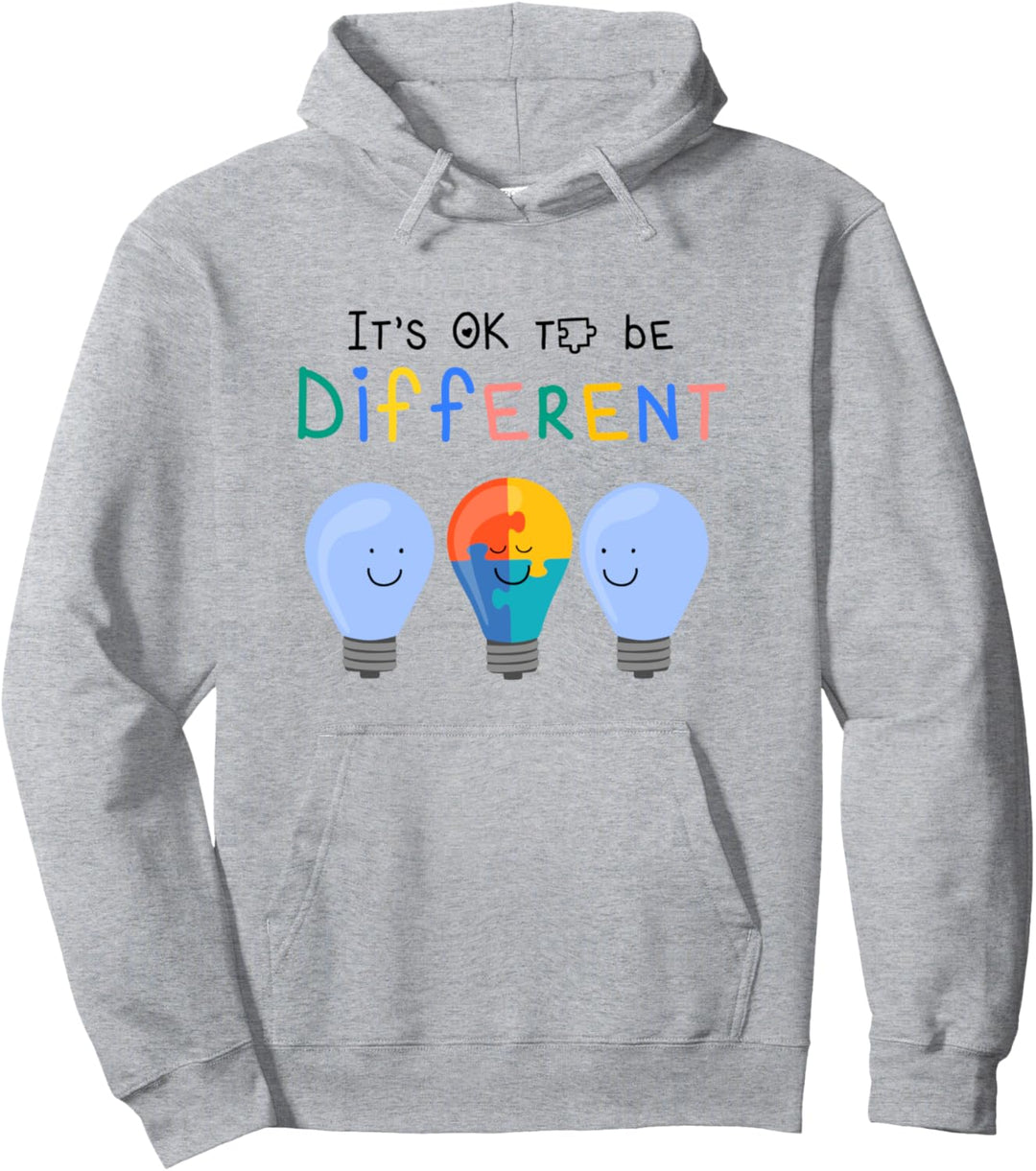 Autismus-Bewusstsein Es ist in Ordnung, ein anderes Autismus-Bewusstsein Pullover Hoodie