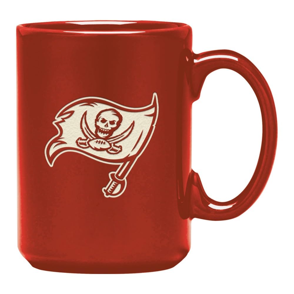 Tampa Bay Buccaneers NFL Tasse Becher Mug ** Lasergravur ** besonders hochwertig 450 ml