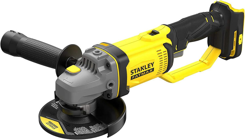 Stanley FatMax 18V Akku-Winkelschleifer SFMCG400B (125 mm Scheiben-ø, für alle Standard-Trenn,- Schl