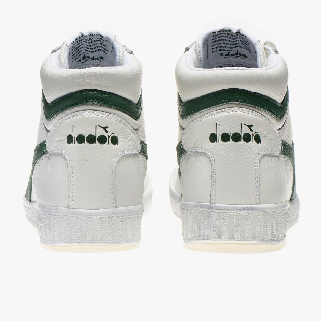 Diadora Game L High Waxed 8999906033, Sneakers 36.5 EU Weiss White Fogliame, 36.5 EU Weiss White Fog