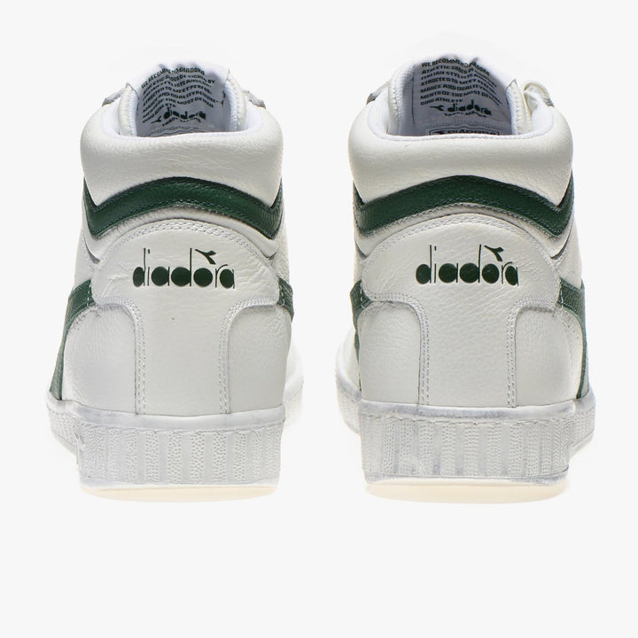Diadora Game L High Waxed 8999906033, Sneakers 36.5 EU Weiss White Fogliame, 36.5 EU Weiss White Fog