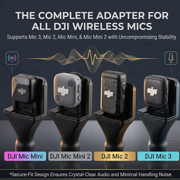 Ständer Halter für DJI Mic 3/Mini/1/2/Rode Wireless Micro/GO II/Insta360 Air Handle Rig Wireless Int
