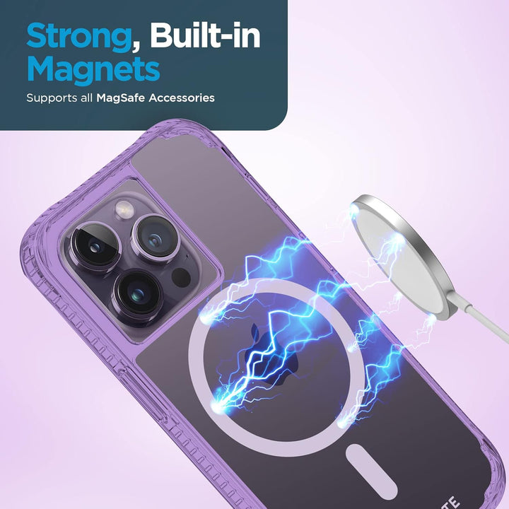 Case-Mate Tough Plus Schutzhülle für iPhone 14 Pro – La La Lavender [4,5 m Fallschutz] [Kompatibel m