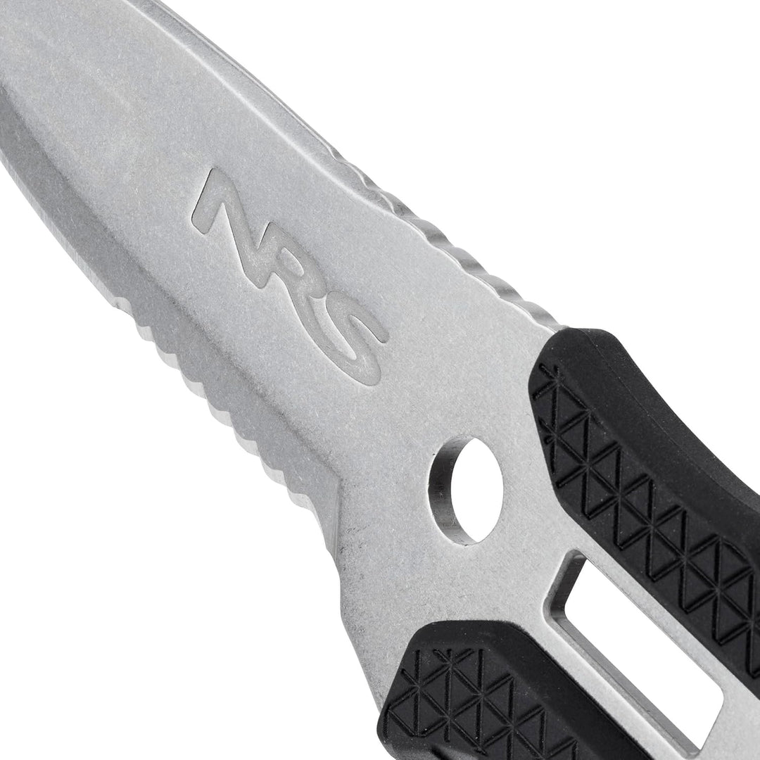 NRS Edelstahl Bootsmesser Pilot Knife 18,4cm Black, Black