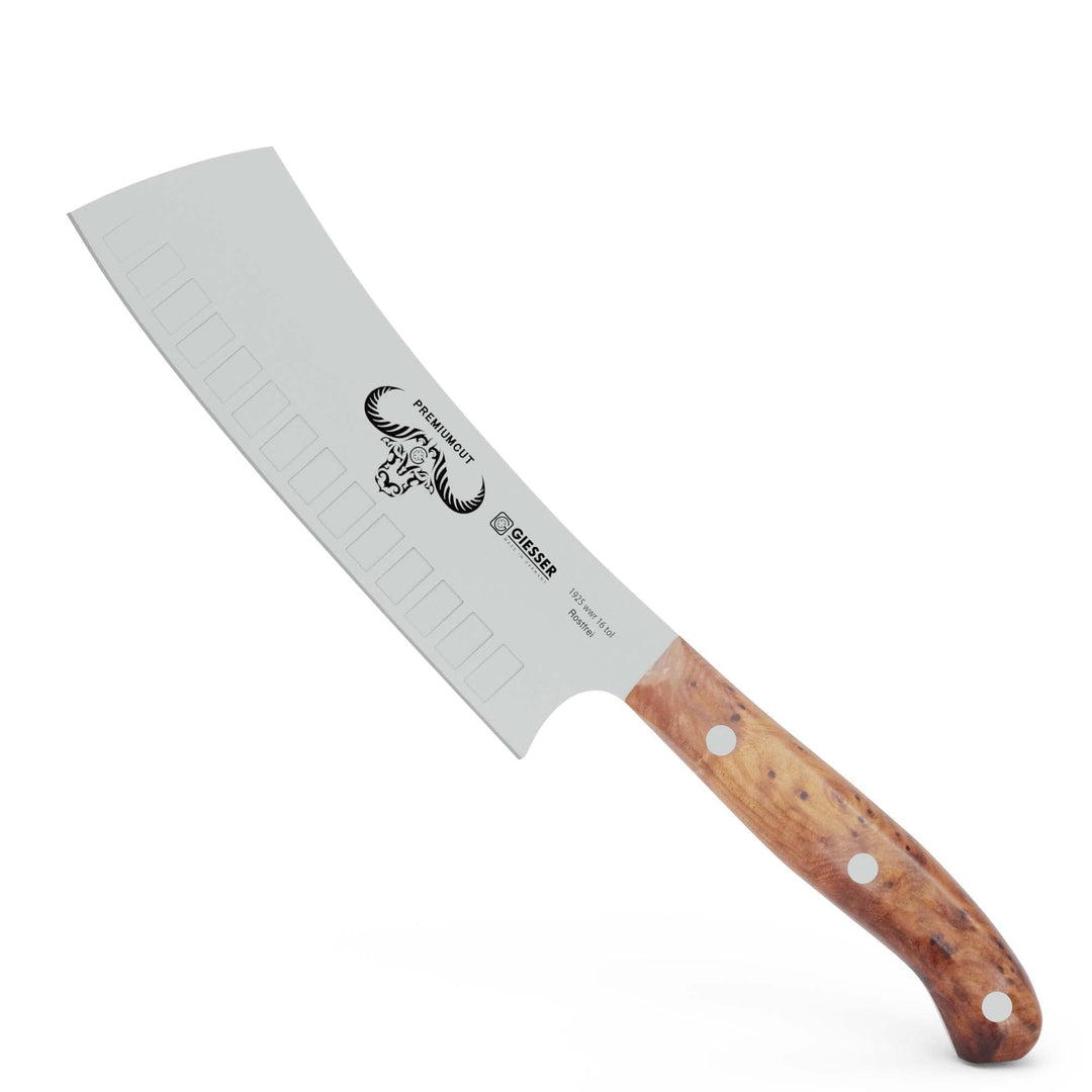 Giesser seit 1776 - Made in Germany - Japanisches Kochmesser 16 cm, Kullenschliff Tree of Life, Prem