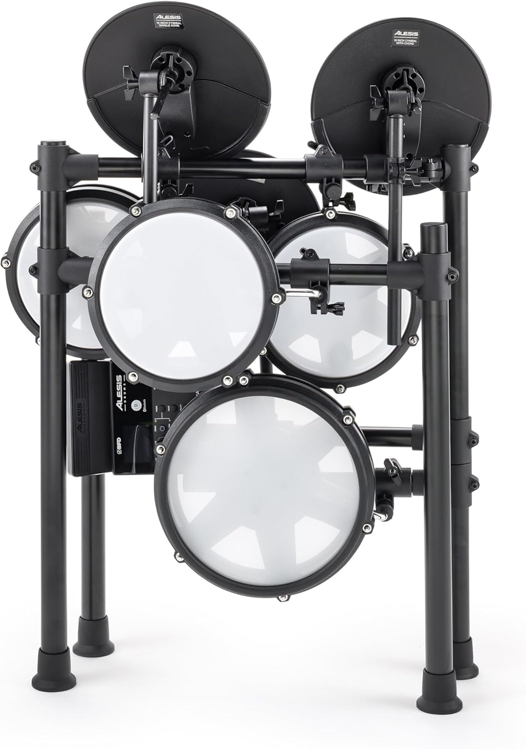 Alesis Drums Nitro Max Expansion Pack – E-Drum Set Erweiterung für Nitro Max Kit mit Mesh Tom Pad, 1