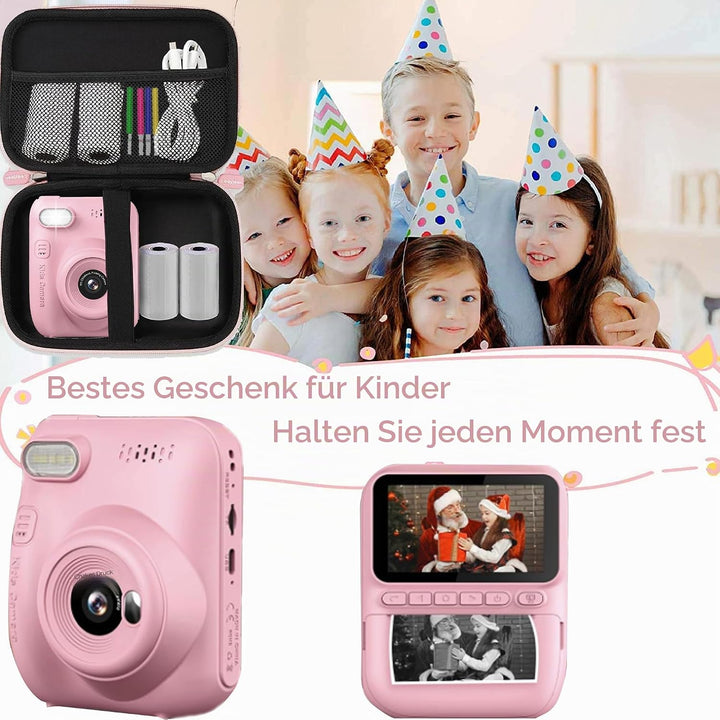 Leayjeen Kinderkamera Sofortbildkamera Tasche Schutzhülle kompatibel mit uleway/Hiievpu/NUOTUN/GREEN