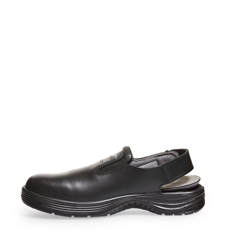 ABEBA 106446 7131035 SB ESD Sicherheitsclog, PU-Sohle, Schwarz, 38 Grösse 38 EU, 38 EU