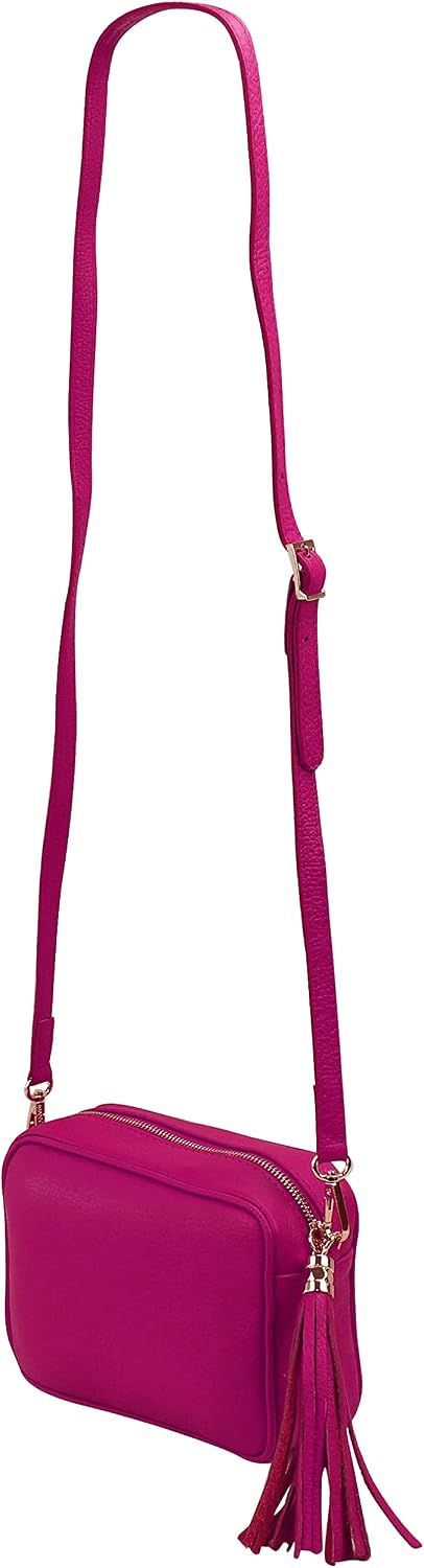 SH Leder Echtleder Umhängetasche mittel kleine Tasche Abendtasche Clutch Crossbody Bag Messenger Han