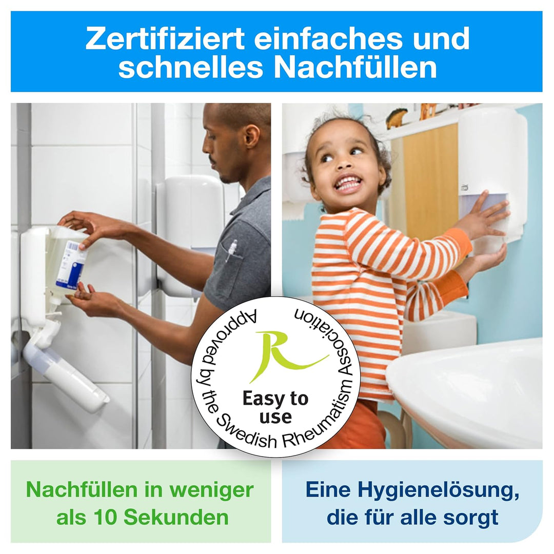 Tork 420901 luxuriöse Flüssigseife Premium für Tork S1 Seifenspendersysteme / Milde Handseife in Lil