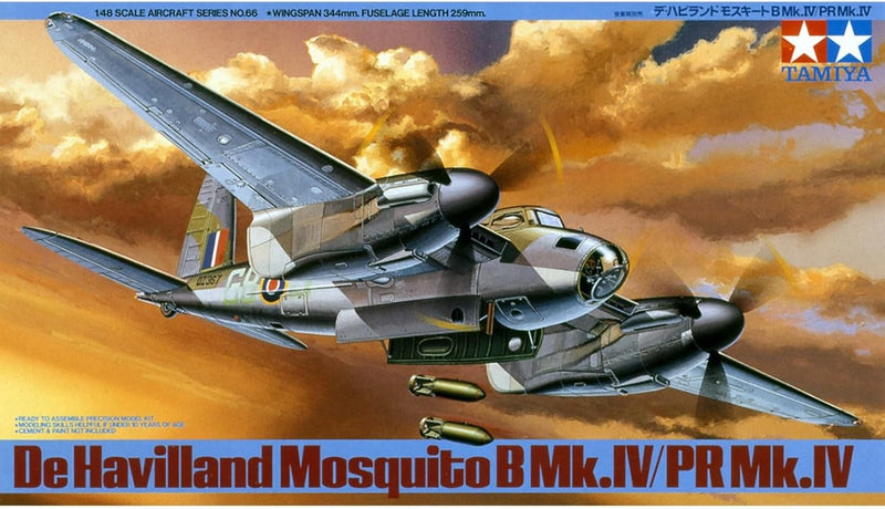 Tamiya 1/48 De Havilland Mosquito B Mk.IV/PR Mk.IV (Japan Import)